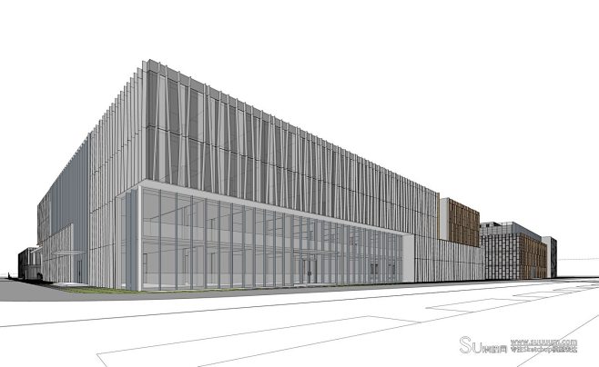 現(xiàn)代辦公樓SU模型設(shè)計(jì)賞析 從SketchUp模型看建筑設(shè)計(jì)的未來(lái)趨勢(shì)